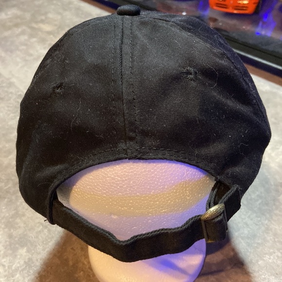 Motorcycle hat Black Adjustable - Picture 2 of 4